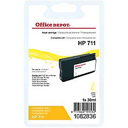 Office Depot Compatibel HP 711 Inktcartridge CZ132A Geel