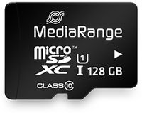 MediaRange MR945 - 128GB MicroSDXC - Class 10 - 80MB/s Lezen - 20MB/s Schrijven - SD Adapter