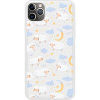 Mouton Nuage Bedrukt siliconen hoesje compatibel met iPhone 11 Pro Max