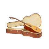Crossrock Relief Series CRW630CRO Houten Koffer voor 4/4 Klassieke Gitaar
