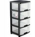 Curver Système de tiroirs 4x20l + roues
