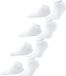 Esprit Solid 4P kort eenkleurig katoen multipack sneakersokken enkelsokken dames wit - maat 36-41