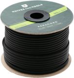 Knivesandtools 550 Paracord Type III, Black, 164ft (50 m)
