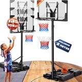 Sportana Basketbalpaal - Outdoor Verstelbaar 305 cm - Weerbestendig