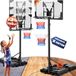 Sportana Basketbalpaal - Outdoor Verstelbaar 305 cm - Weerbestendig