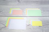 Exacompta 20x Pak 100 steekkaarten in folie - bristol gelijnd niet geperforeerd - 105x148mm - Groen - 10849SE