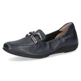 Caprice Dames Mocassin 9-24600-44 877 Blauw Leer G-breedte Maat: 36 EU