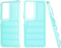Techsuit Wave Shield Shockproof Hard Case Back Cover for HONOR 90 Smart/X7b - Turquoise