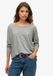 Superdry - Jersey top met lange mouwen - Dames - Smoke Grey Marl