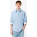 Lacoste Chemise coupe slim bleu, uni