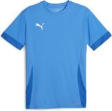 PUMA teamGOAL Matchday Jersey jr Unisex Sportshirt - Electric Blue Lemonade-PUMA White-PUMA Team Royal