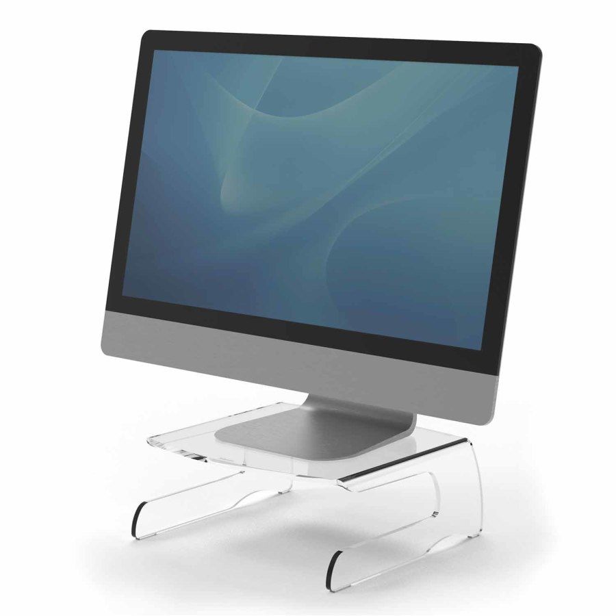 Fellowes 9731001 Flat Panel Bureau Steun - Transparant