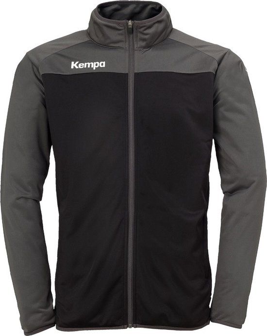 Kempa Prime Poly Jacket - Zwart/Grijs - Maat M - Unisex