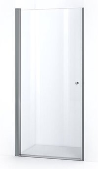 Maxaro Zircon Essence Douchedeur - 90cm - Draaideur - Chroom - Helder glas