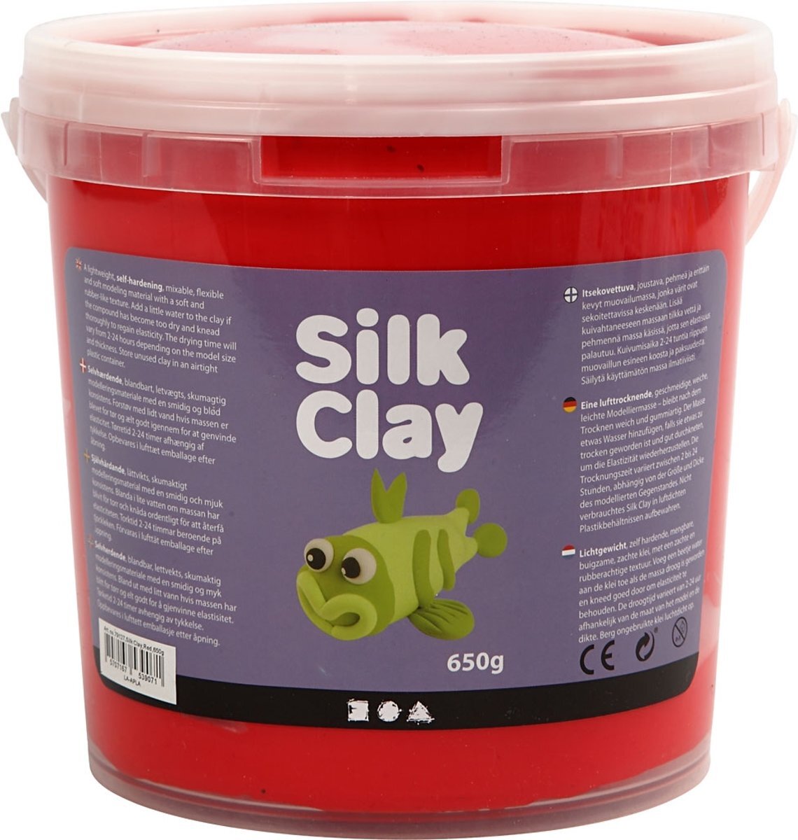 Silk Clay rood 650 gr