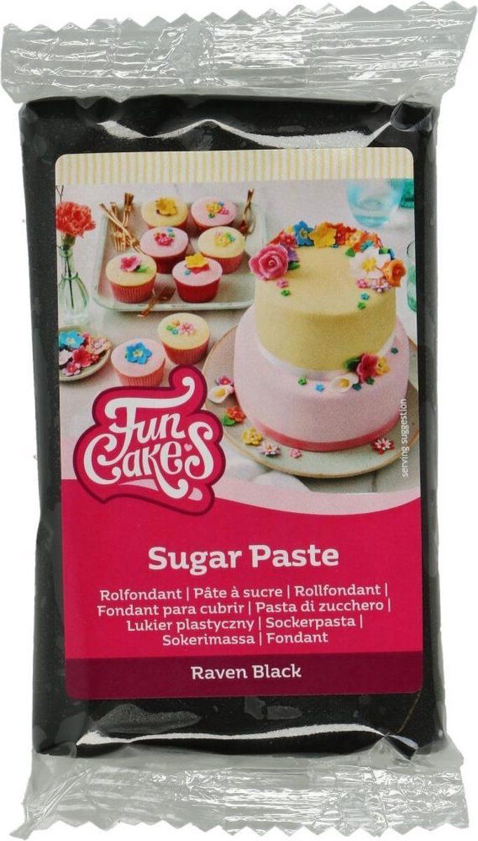 FunCakes Rolfondant Zwart - 250g