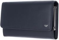 Golden Head Leren portemonnee Polo RFID Protect Damenbörse 2821 Marineblau donkerblauw
