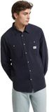 Guess Jeans Reg Pockets Overhemd Met Lange Mouwen Blauw M Man