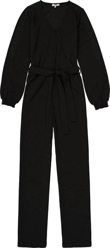 GARCIA Dames Jumpsuit Zwart - Maat L - Lange mouw - Polyester/Elastaan - Casual - Herfst/Winter 2023