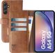 Rosso Element Book Case Wallet Hoesje Geschikt voor Samsung Galaxy A54 | Portemonnee | 3 Pasjes | Magneetsluiting | Stand Functie | Bruin