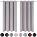 Blumtal Rideaux occultants - Set van 2 - 132 x 160 cm - Gris