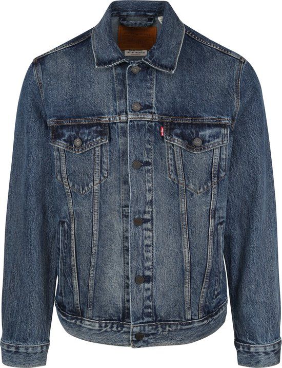 Levi's Trucker Spijkerjack - Donkerblauw - Heren - Maat XL