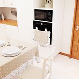 PETTI Artigiani Italiani - Ovenafdekking van stof, 100% katoen, 40 x 50 cm, beige hartjes, 100% Made in Italy