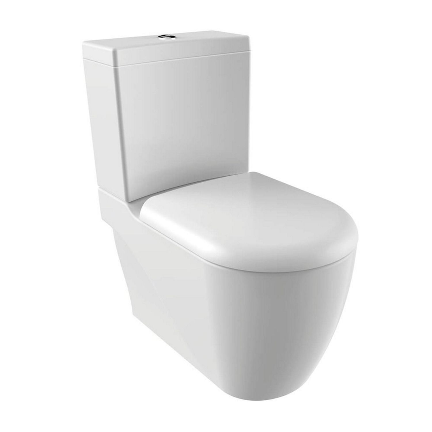 Sapho Grande Toiletpot Staand Wit - Keramiek - 8590913911460