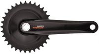 Shimano CUES FC-C6000 Crankstel 33T - 170 mm - Vierkant - Zwart