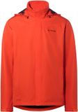 VAUDE Escape Bike Light Jas, Hardshell Jas, Heren, Waterdicht, Winddicht, Ademend, Reflecterend, Maat XL, Glowing Red/Black