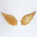 Elegant gouden decoratief metalen wandaccessoire (2 stuks), 46 x 50 cm