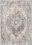 Safavieh Klassiek Indoor Geweven Vloerkleed, Oregon Collectie, ORE903, in Beige & Grijs, 122 X 183 cm