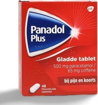 Panadol Plus Gladde Tablet 500mg - 48 tabletten
