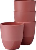 Mepal Silueta Beker, 4 stuks, 200 ml, Vivid mauve