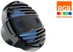Hertz HMX 6.5-LD-TC - 6.5" haut-parleurs coaxiaux marins haute performance noir LED RVB, set de 2