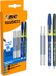 BIC Illusion Uitwisbare Balpen - Blauwe en Zwarte Pen met 6 Navullingen - Medium Punt 0,7 mm - 2 stuks