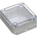 TRU COMPONENTS 6U07121205737 TC-13865300 Boîtier industriel 151,4 x 121,4 x 45 ABS-PC Transparent, Gris clair 1 pièce(s)