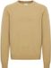 Solid Trui Dyllon LS2 Beige Katoen V-hals Lange Mouw M