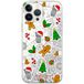 ERT GROUP mobiel telefoonhoesje voor Apple iPhone 12 PRO MAX origineel en officieel erkend Babaco patroon Winter 006 optimaal aangepast aan de vorm van de mobiele telefoon, met glitter overloopeffect