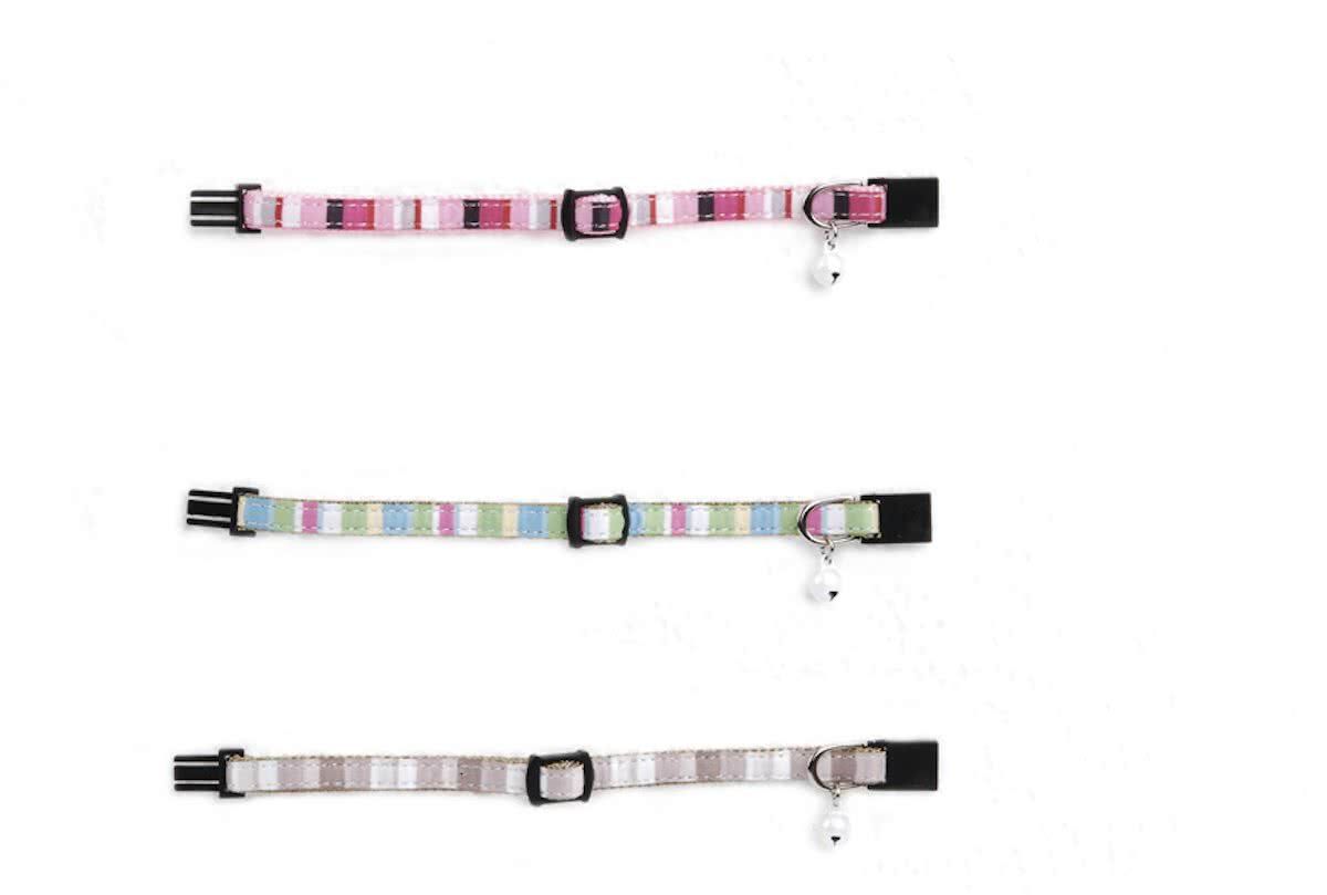 Beeztees Joy Kittenhalsband - Nylon - Beige - 14-23 cm