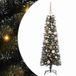 vidaXL Kunstkerstboom met 150 LED Groen 120 cm PVC en Plastic en Staal
