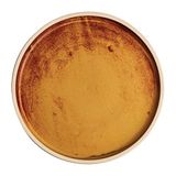 Olympia FA308 Canvas plat ronde plaat, 250mm, Sienna roest, 6 stuks