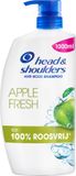 Head & Shoulders Apple Fresh Anti-Roos Shampoo - 1000ml - Pomp - Voor Dagelijks Gebruik
