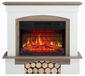 ArtiFlame Poêle électrique Woodley AF23BS, blanc/chêne gris