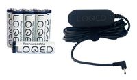 LOQED Power Kit - Zwart - Inclusief 8 AA batterijen