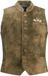 JP 1880 - Heren - Vest suède van geitenleer traditioneel kostuum opstaande kraag - Mos - Maat 64