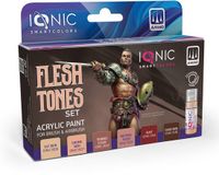 AMMO by Mig Jimenez Hobbyverf Acrylverf - MIG IO0505 Ionic Smart Colors - Huidskleurenset - Acryl Set 6x20ml