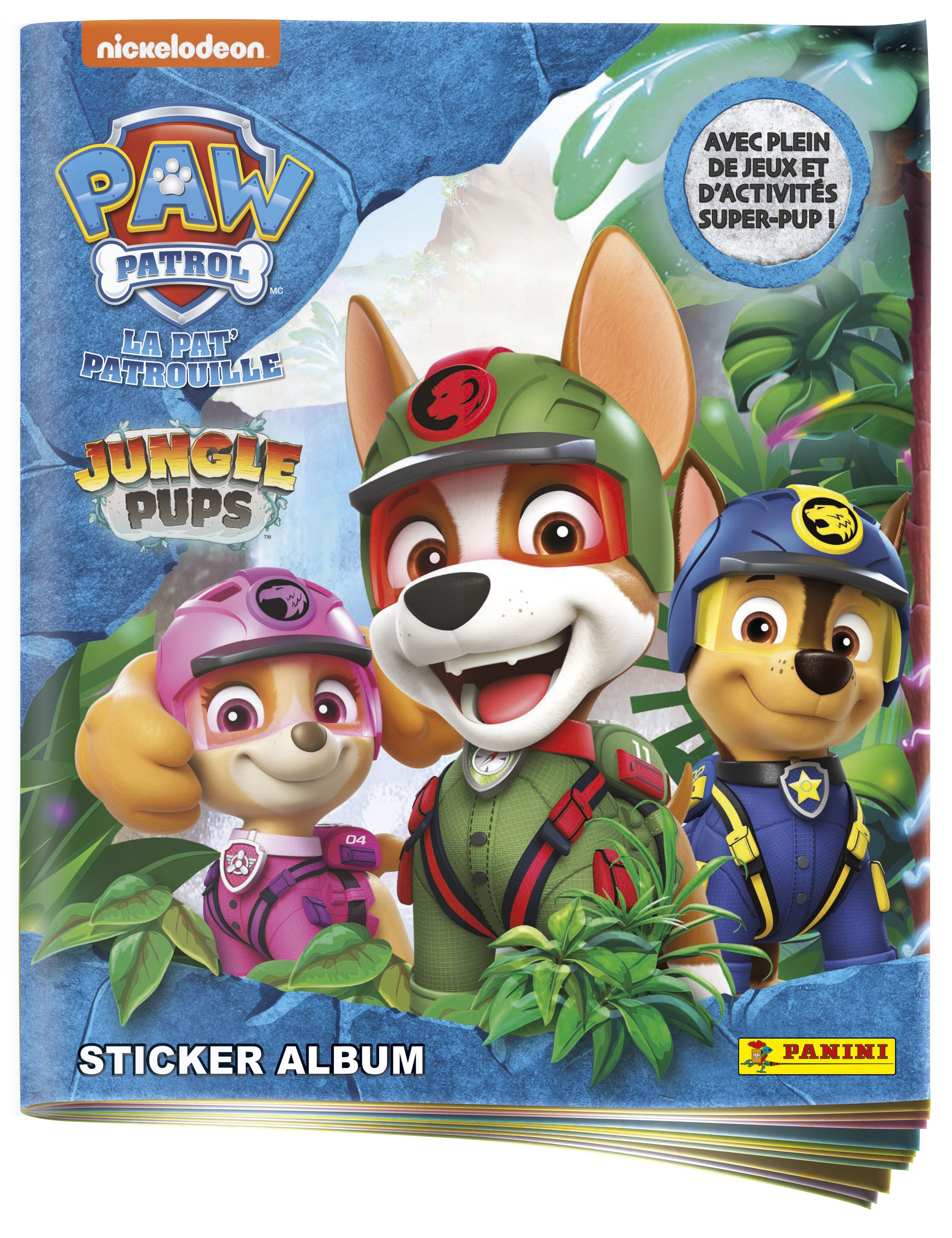 Panini 004850AF Paw Patrol Jungle Mission Stickerboek