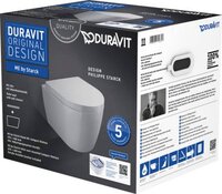 Duravit ME by Starck Wall Mounted Toilet Set - Rimless - Compact