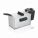 Haeger DF-3ES.017A friteuse Enkel 3 l 2000 W Frituurpan Zwart, Gesatineerd staal